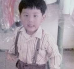 Rinse COO, James, as a child, in his parents’ dry cleaning facility