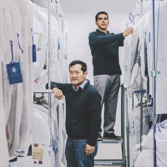 Rinse CEO, Ajay, and COO, James